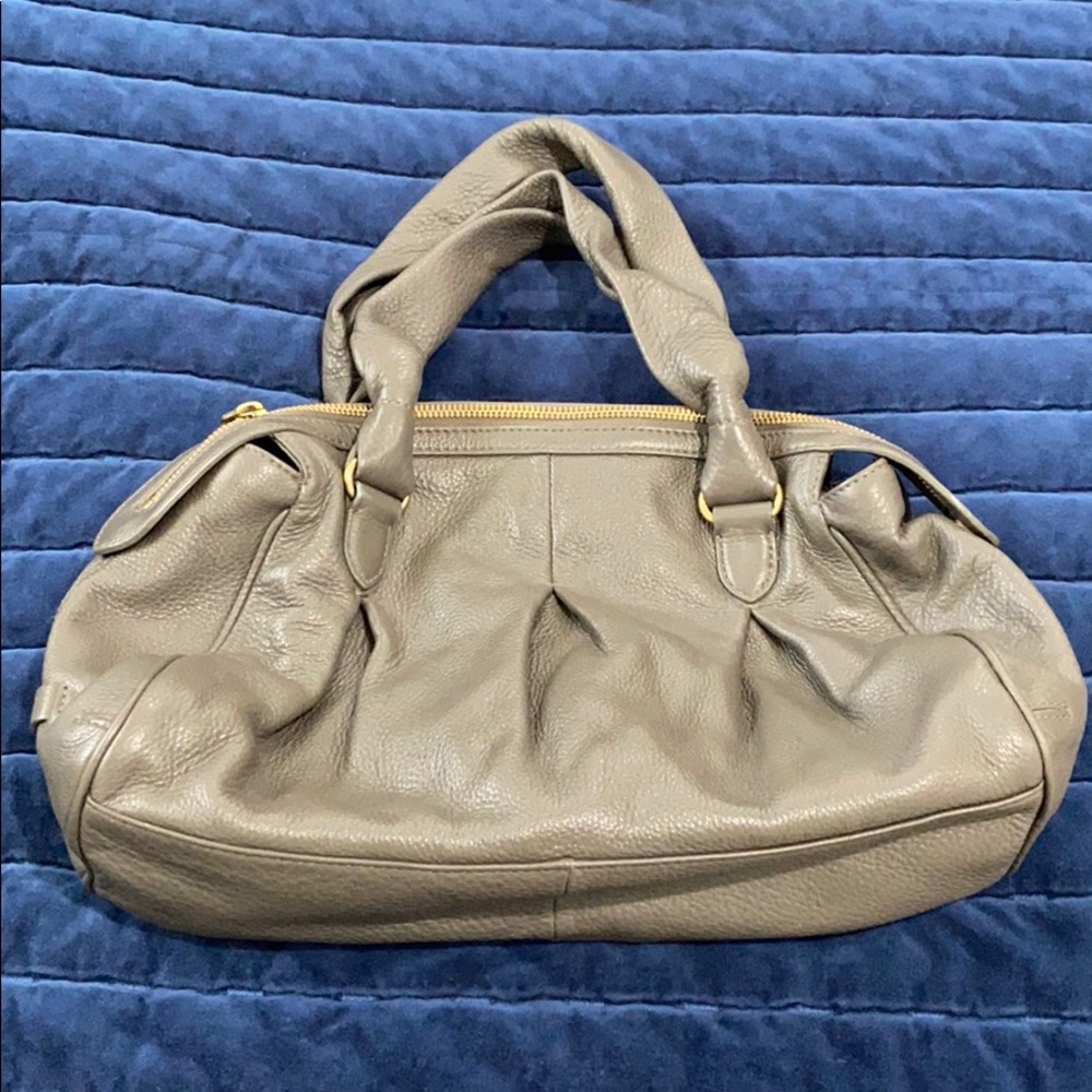 EUC COLE HANN PHOEBE JOELY GRAY SATCHEL